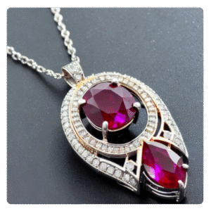 Silverhaat Pearl Studded Flower Necklace  (Demo-Neckless)